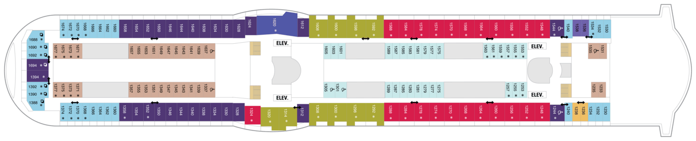 Royal Caribbean International, Adventure of the seas, Deck 10.png